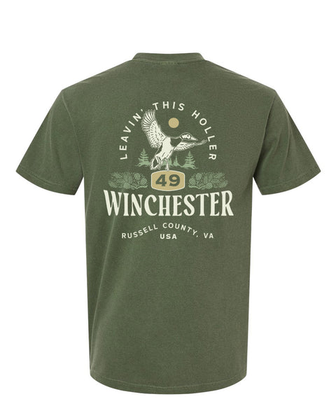 Leavin' This Holler Green Duck T-Shirt