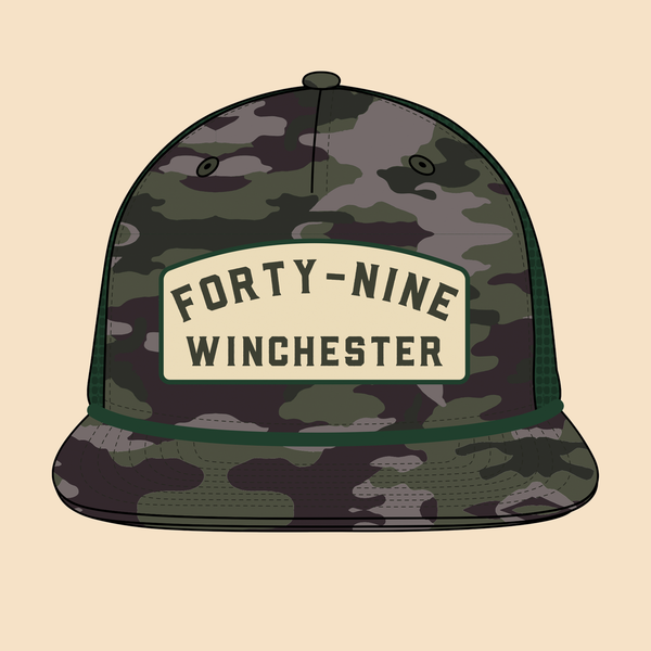 Green Camo Forty-Nine Patch Hat