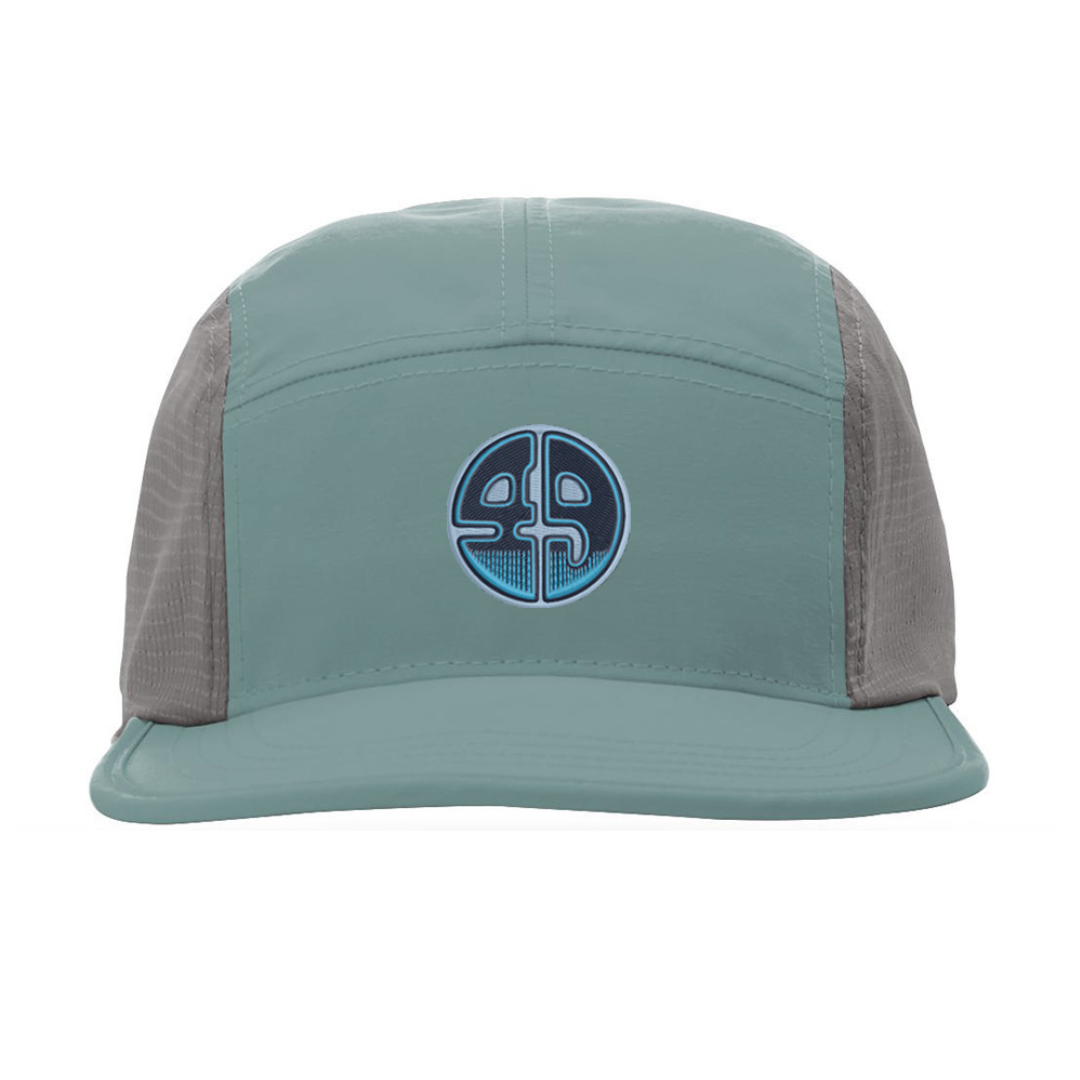 Smoke Blue Water Proof Badge Hat