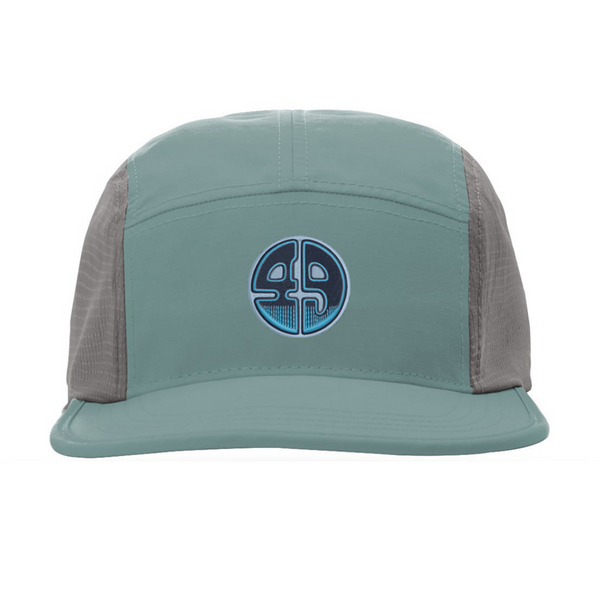 Smoke Blue Water Proof Badge Hat