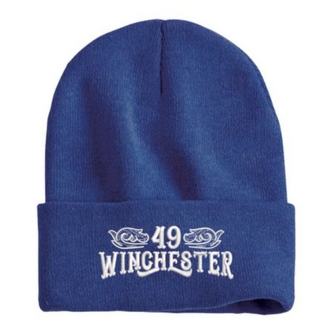 Royal Blue 49 Winchester Logo Beanie