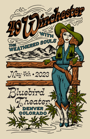 Bluebird Theater Denver 5.4.23 Poster - Signed