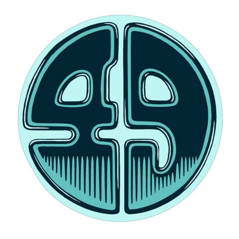 49 Circle Logo Magnet