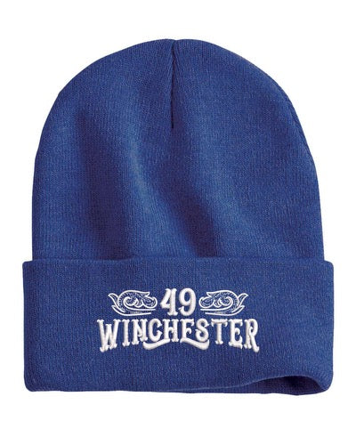 Royal Blue 49 Winchester Logo Beanie