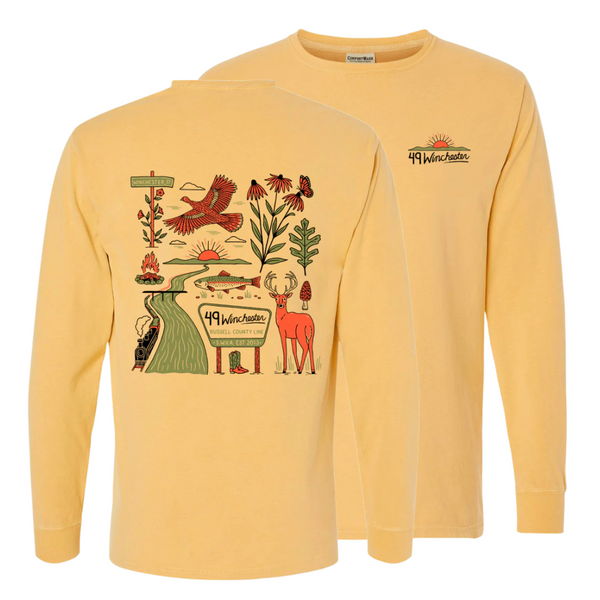 Russell County Line Long-Sleeve Tee