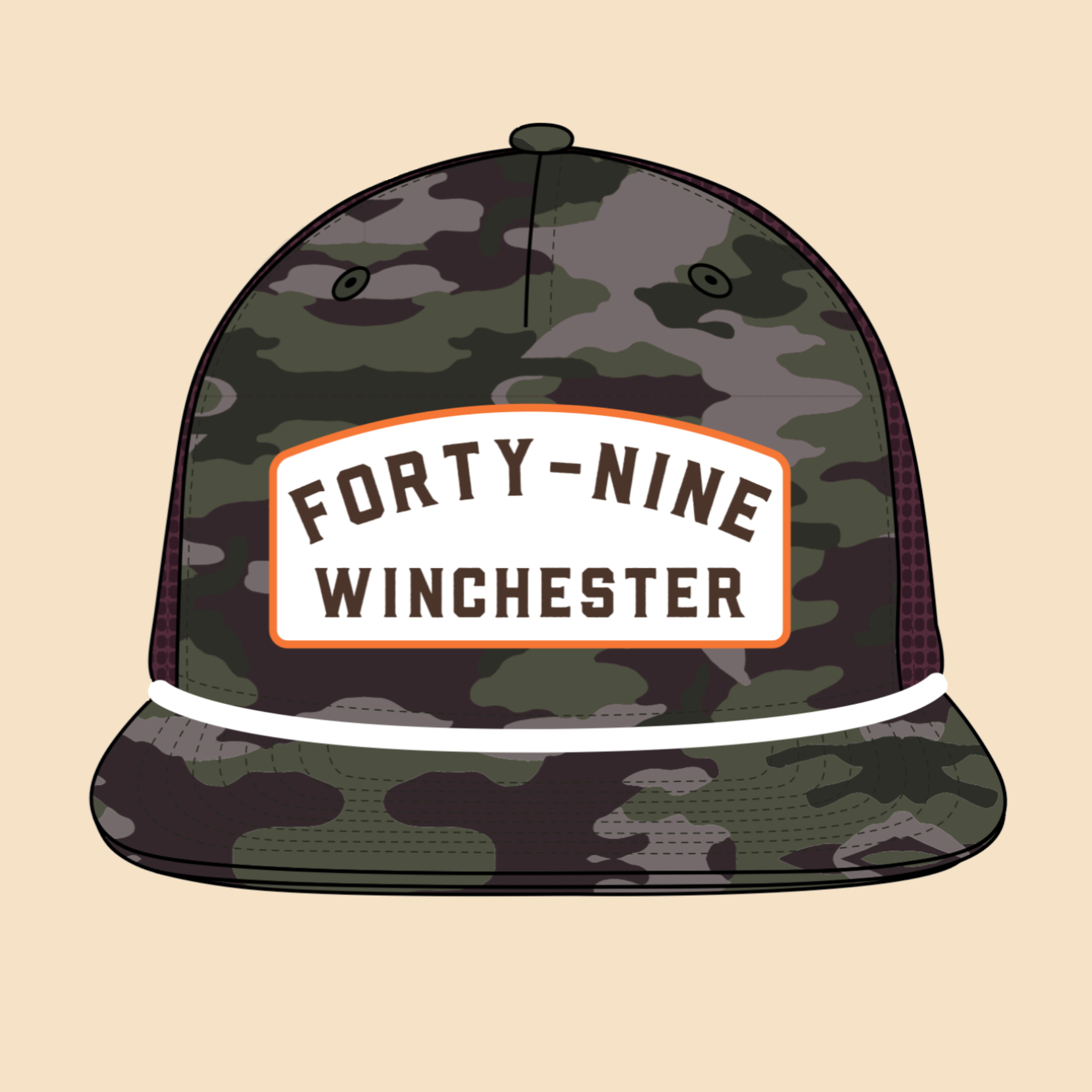 Camo Forty-Nine Patch Hat