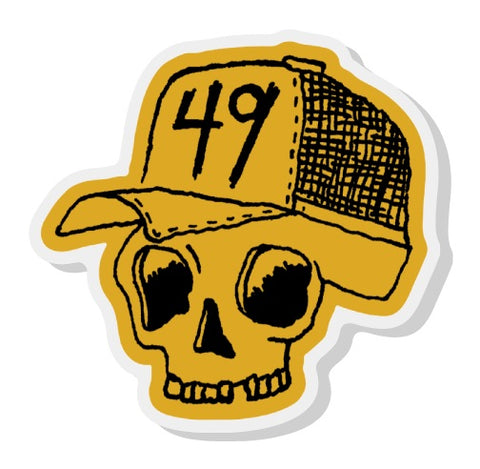 Skull 49 Plastic Pin