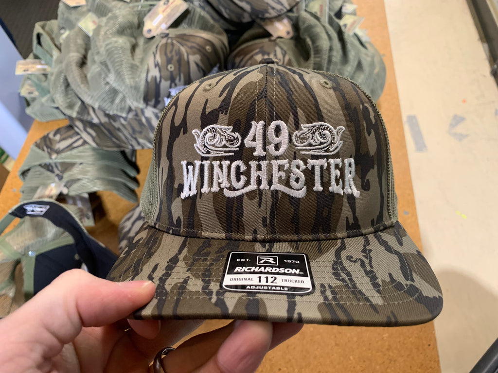 Camo Snapback Trucker Hat – 49 Winchester